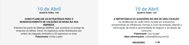 minas trend programacao completa palestras 2