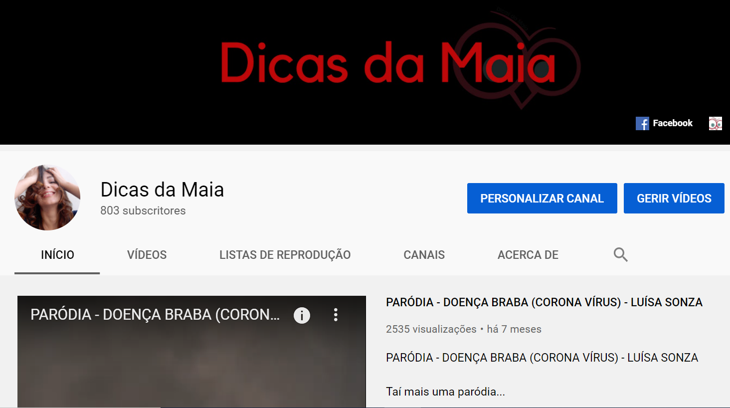 you tube dicas da maia