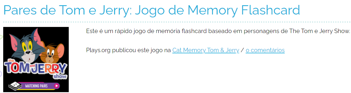 jogos on line da memória