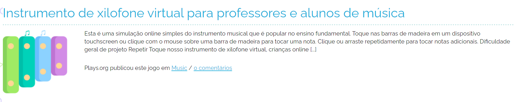 jogos on line música