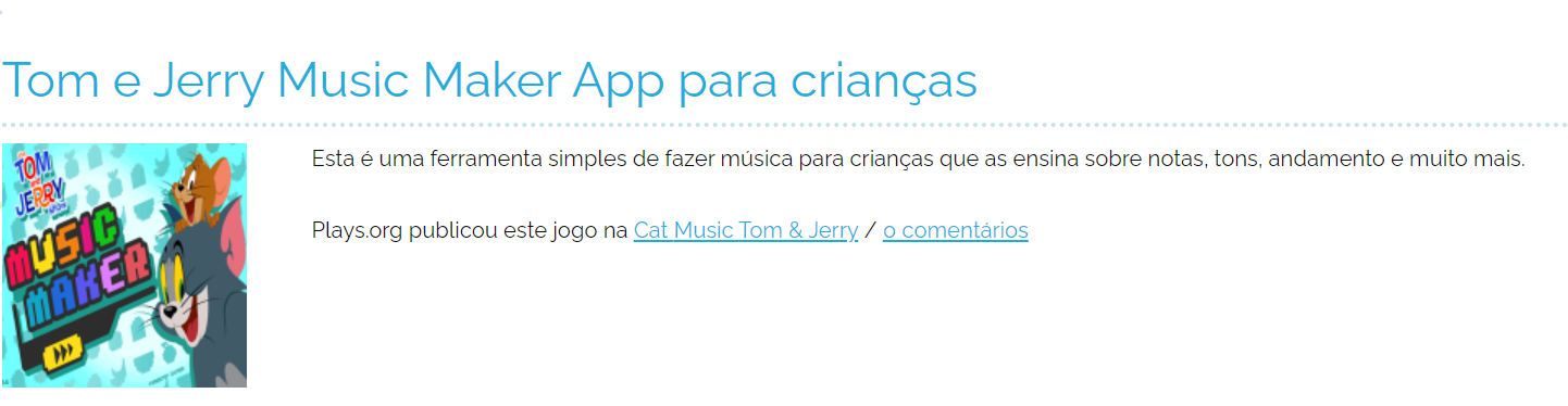 jogos on line música para crianças