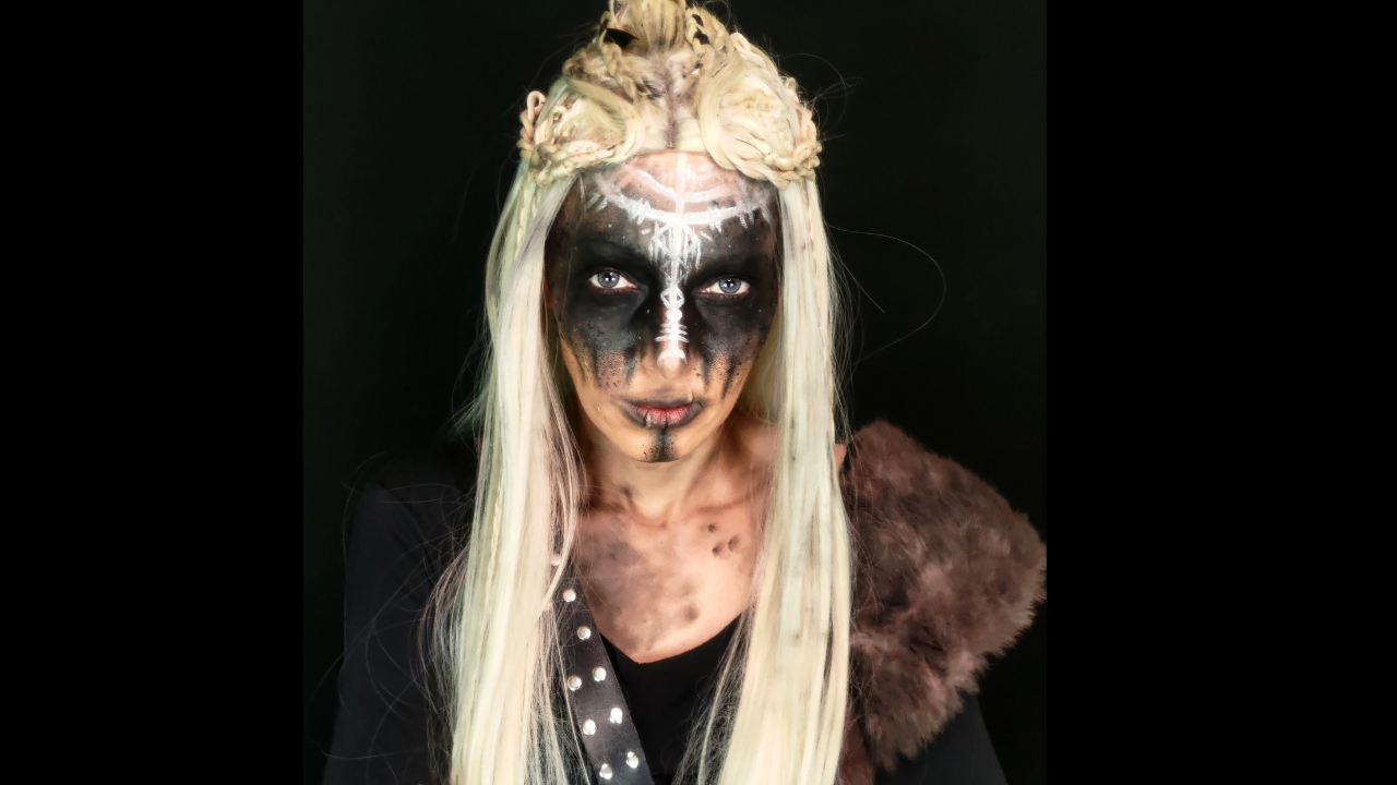 lagherta maquiagem viking