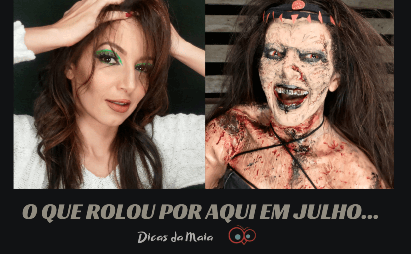 O que rolou por aqui em&nbsp;Julho…