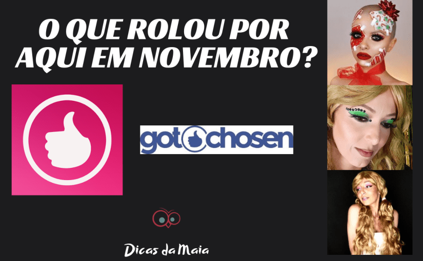 O que rolou por aqui em&nbsp;Novembro…