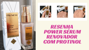 POWER SERUM RENOVADOR COM PROTINOL AVON