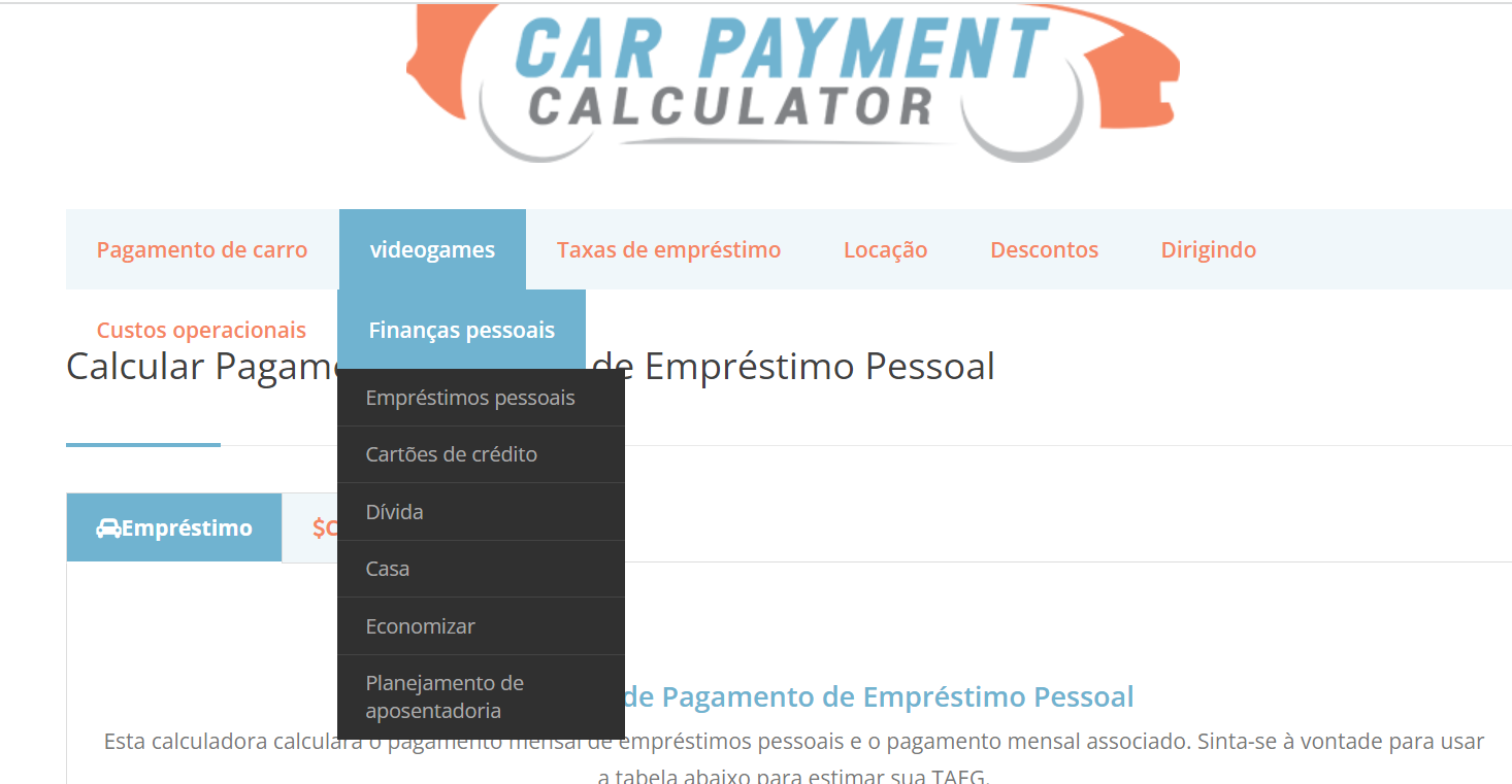 car payment finanças pessoais