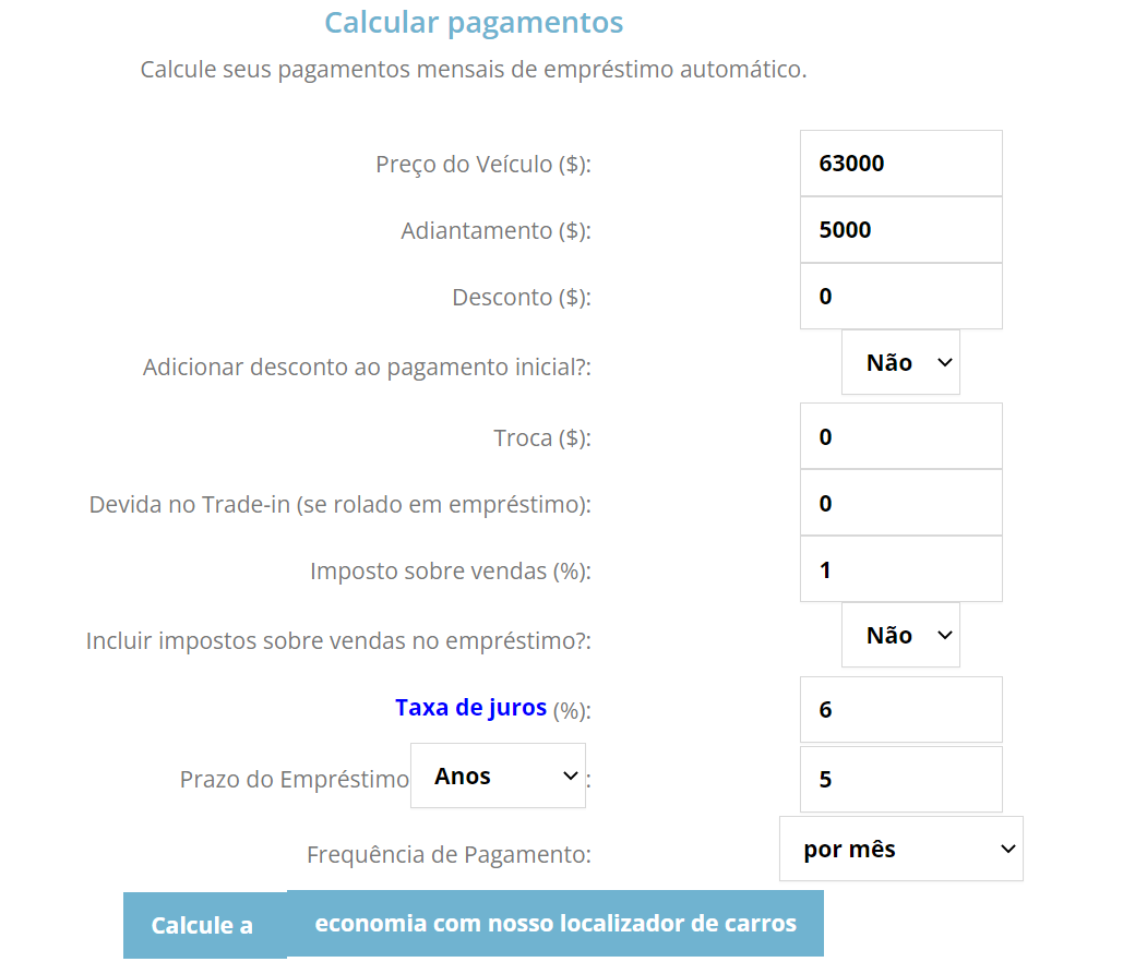 como comprar um carro