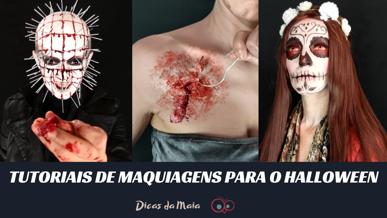 TUTORIAIS DE MAKEUP HALLOWEEN