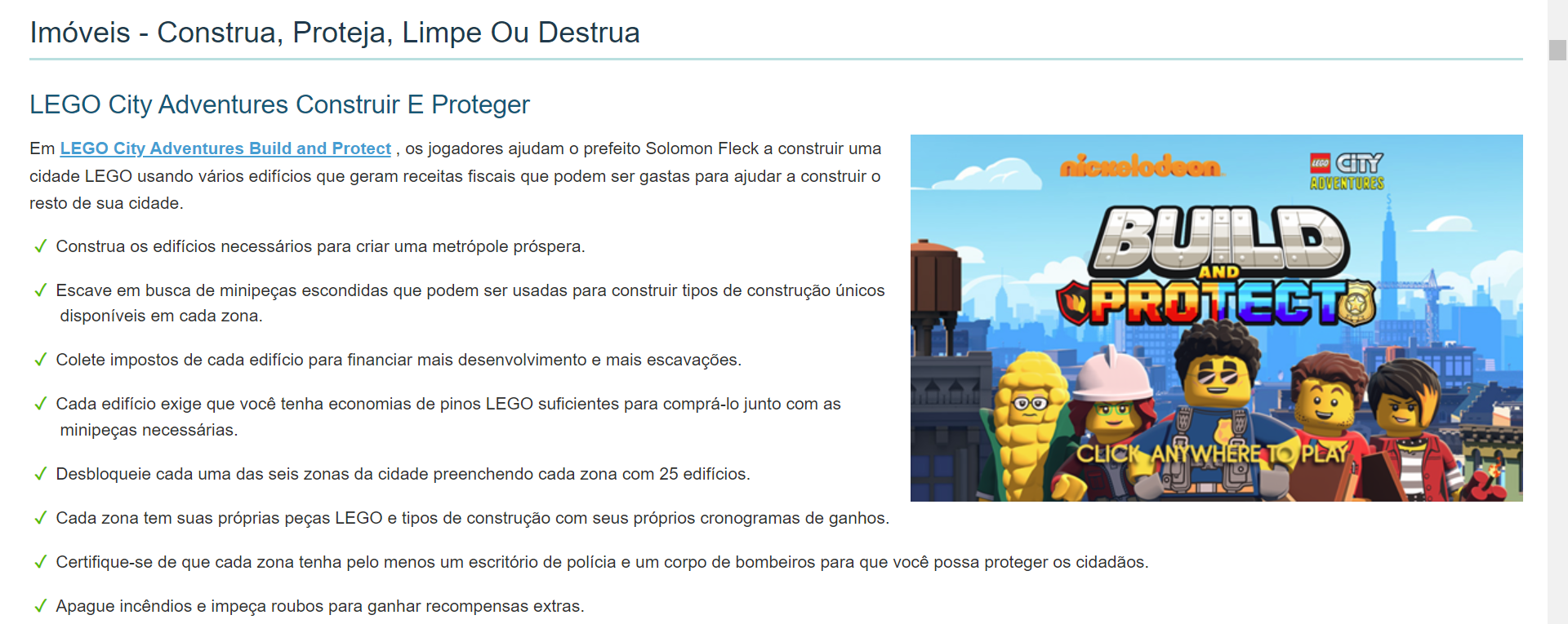 jogos on line construção