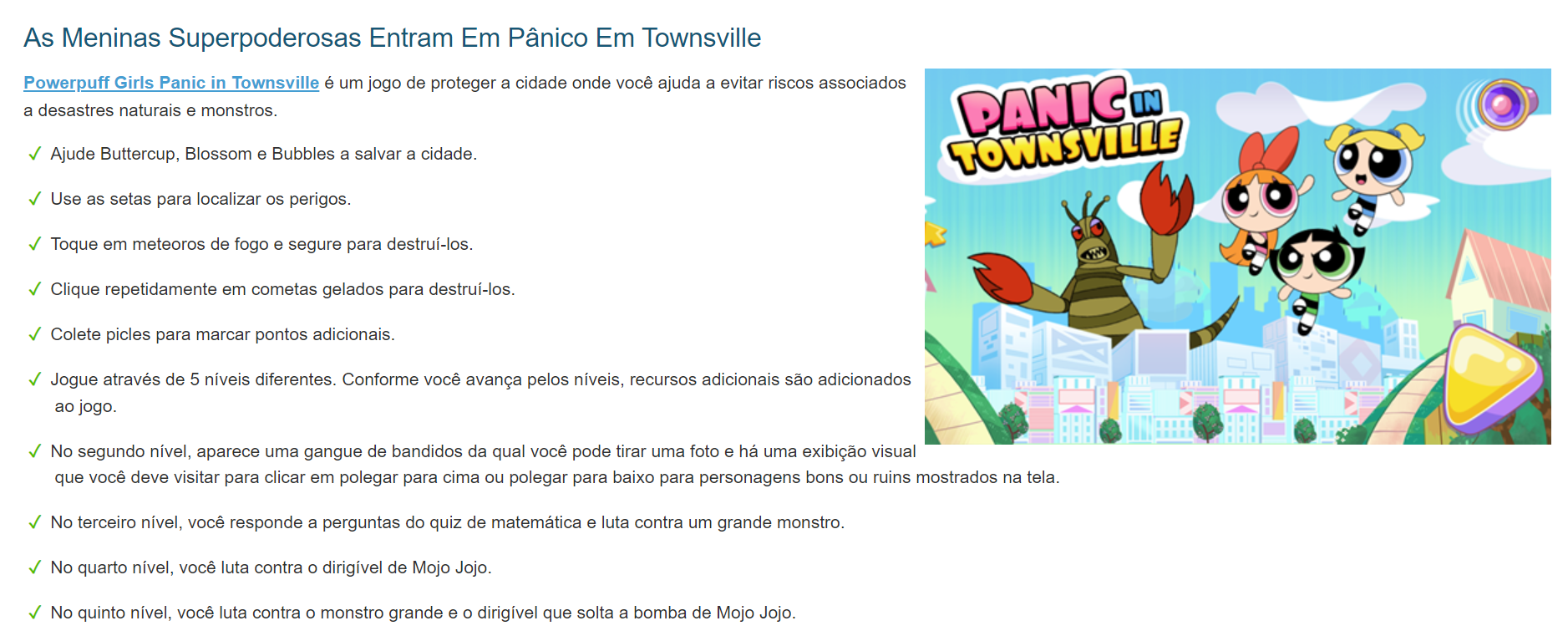 jogos on line infantil