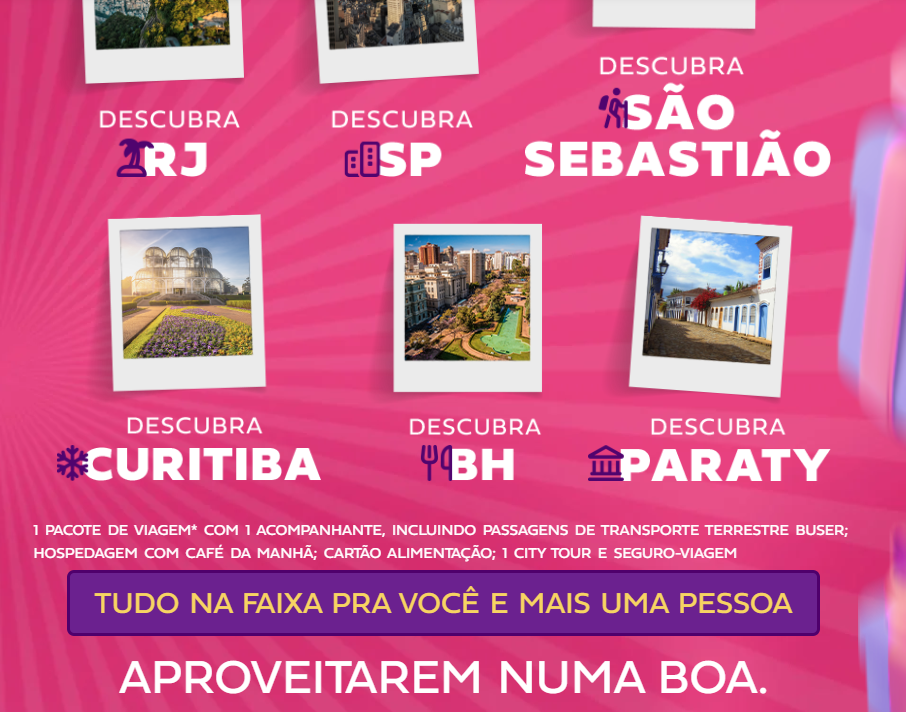 SORTEIO VIAGEM