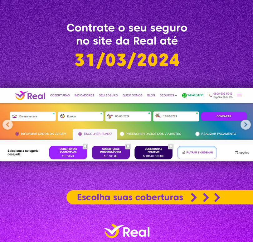 seguro viagem com desconto