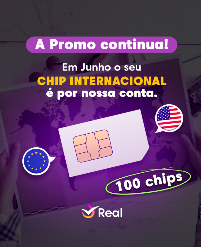 chip de graça viagem internacional