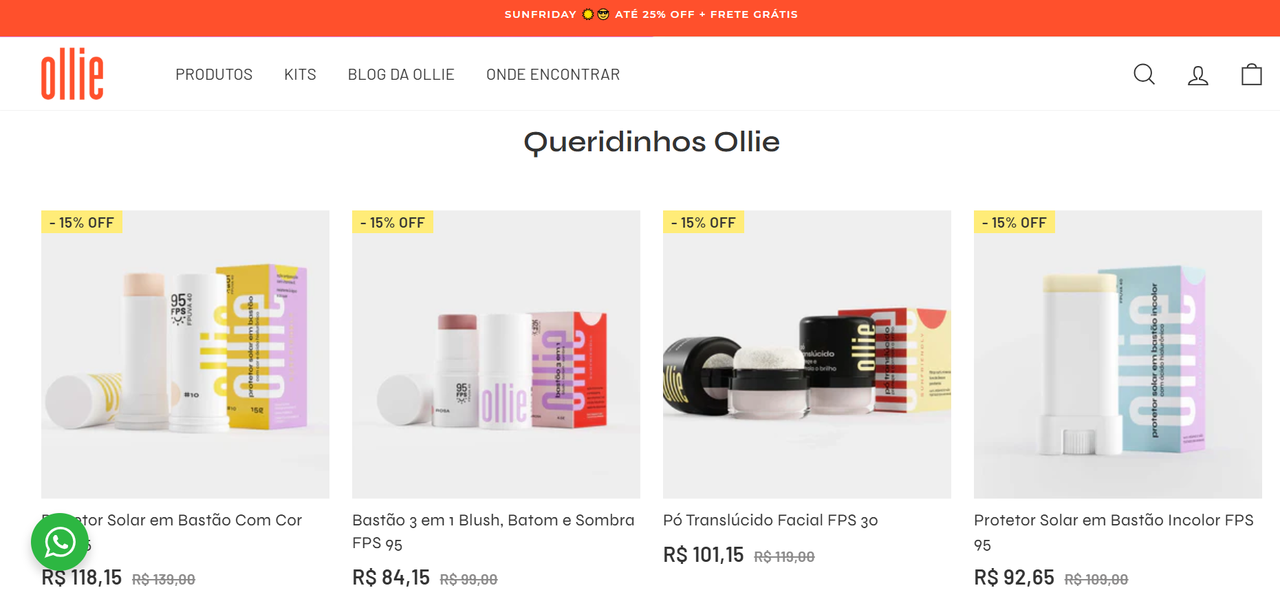 ollie desconto sunfriday