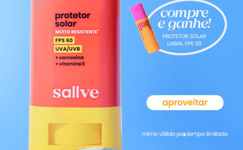 Quer ganhar um protetor labial da&nbsp;Sallve?